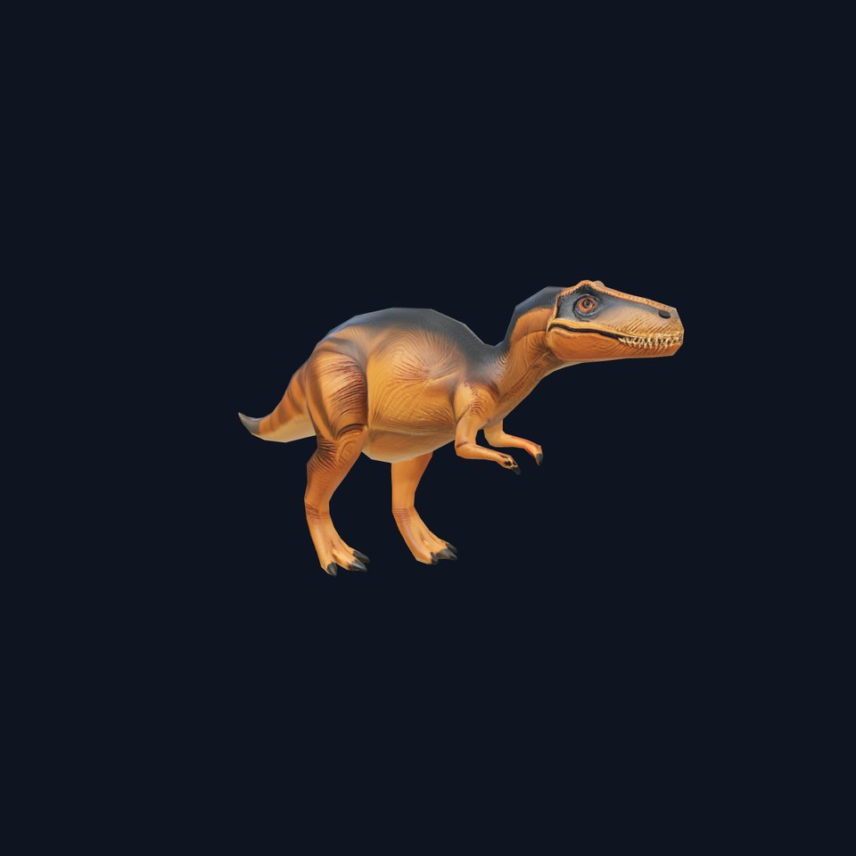 Jurassic Dino Brown model pack viewer poster