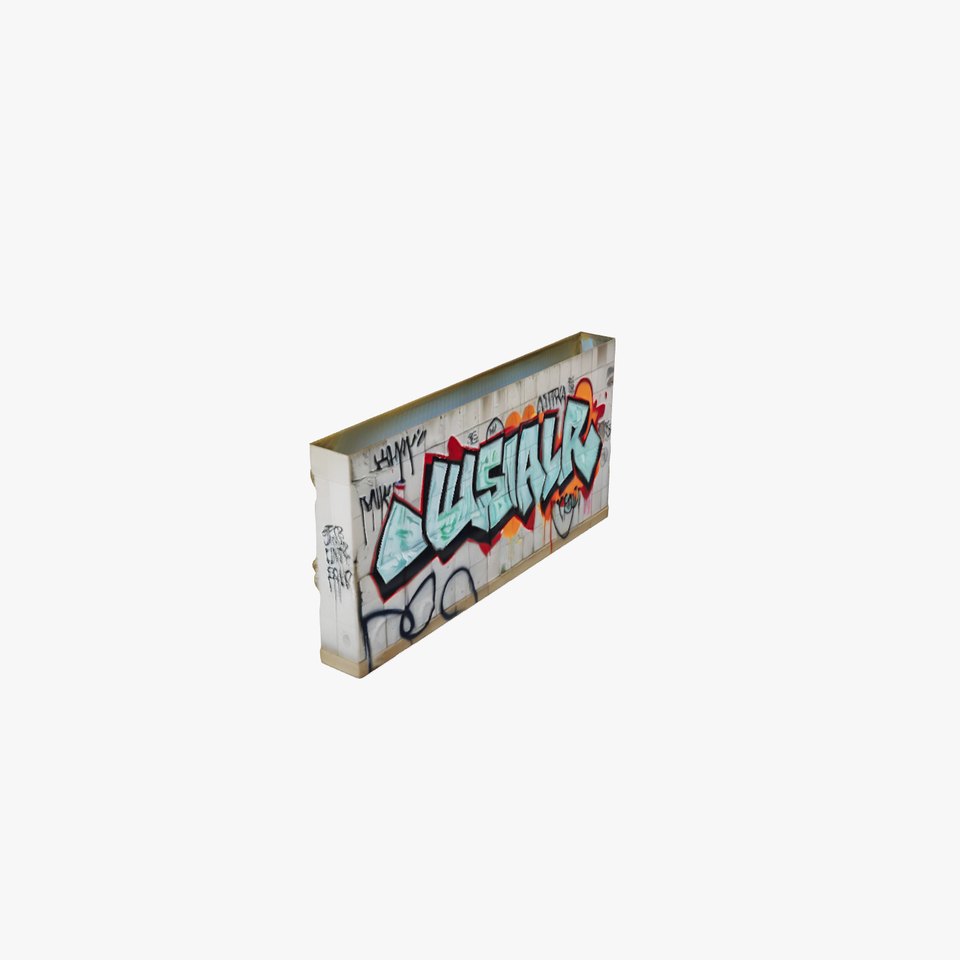 Urban Graffiti Wall model pack