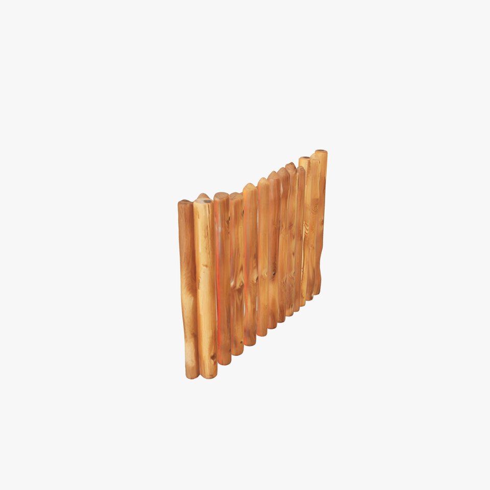 Rustic Wooden Fence model pack viewer poster