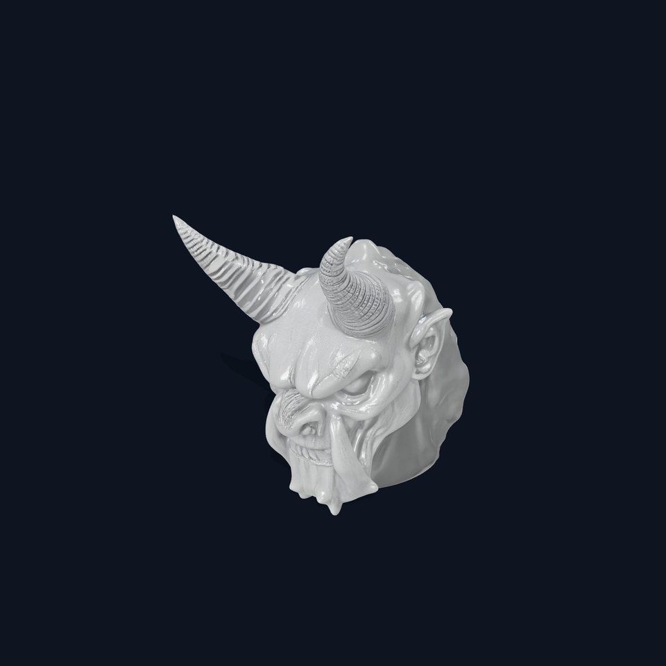 Dark Horned Demon model pack viewer poster