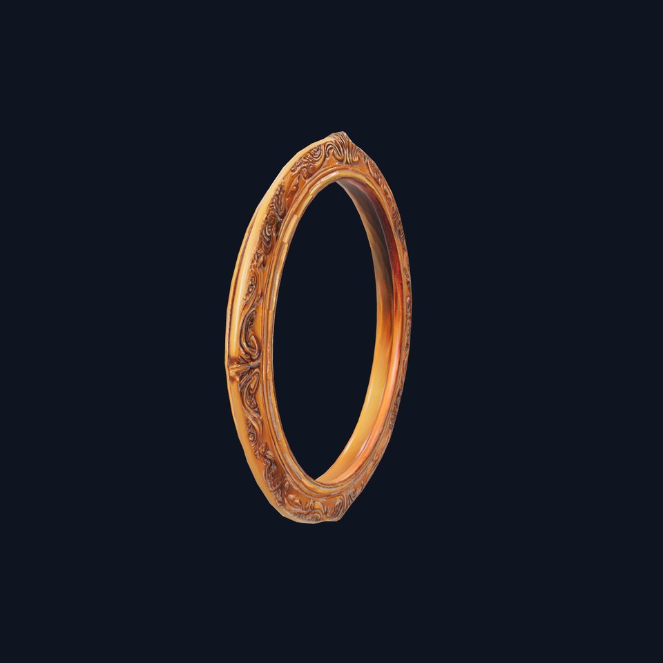 Ornate Gold Mirror model pack viewer poster