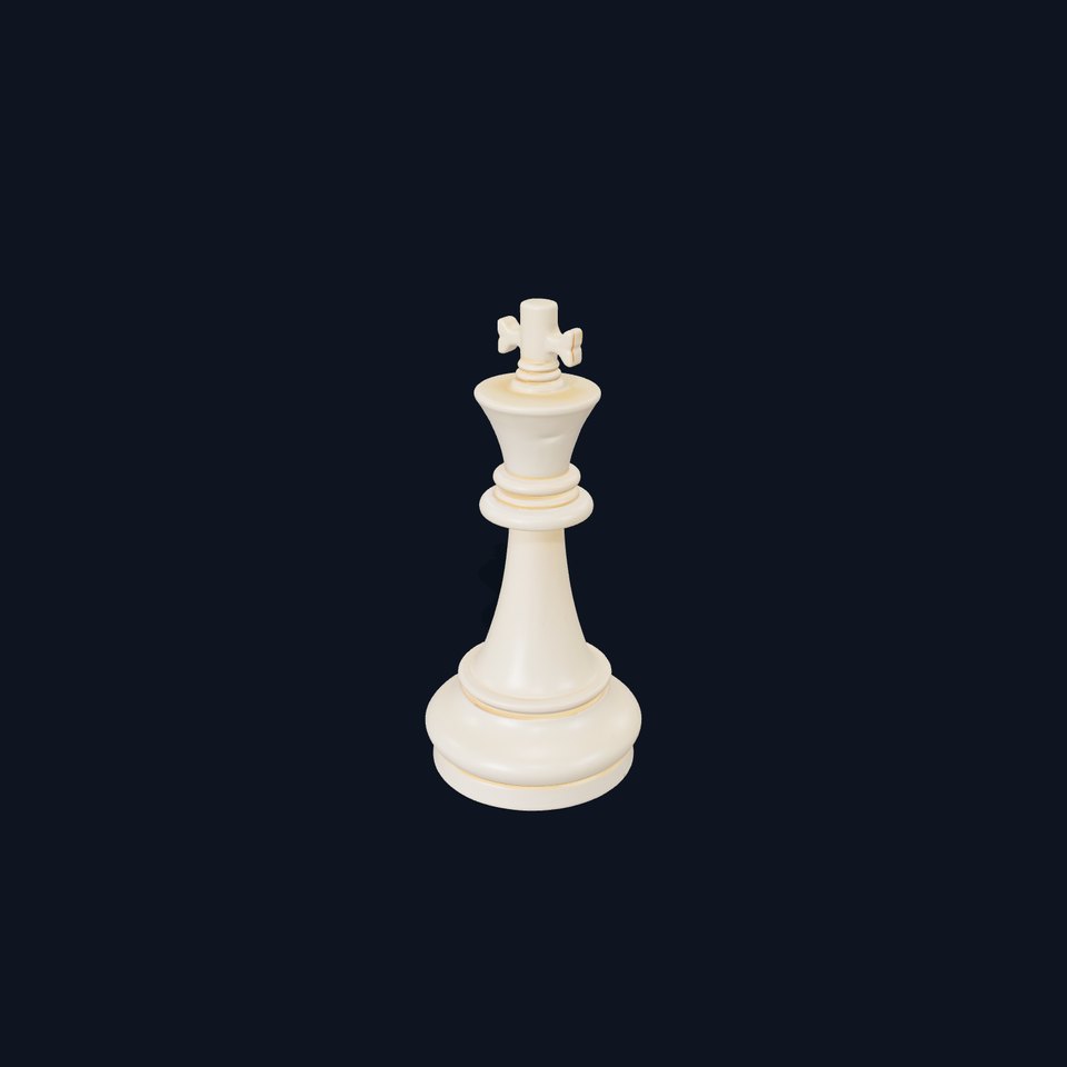 Ivory Chess King model pack