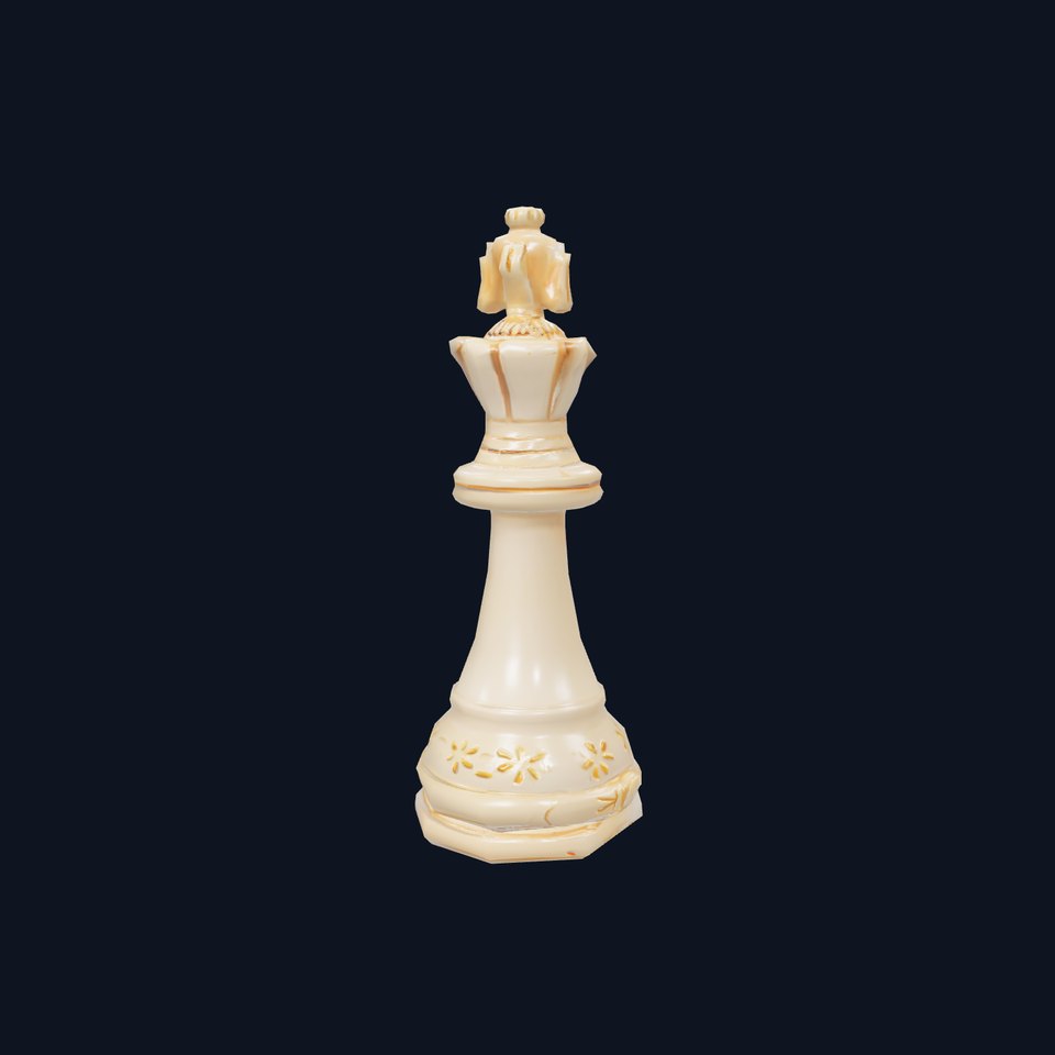 Ivory Chess King model pack viewer poster