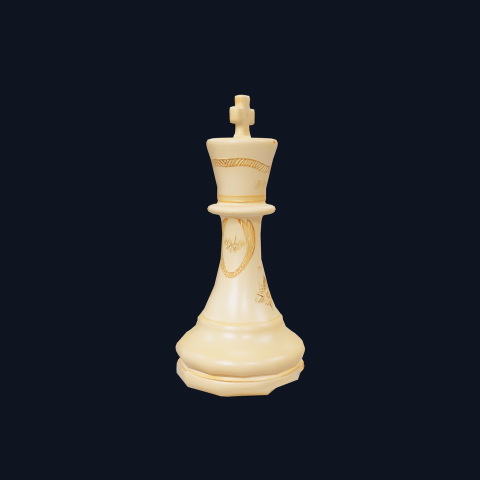 Ivory Chess King model pack viewer poster
