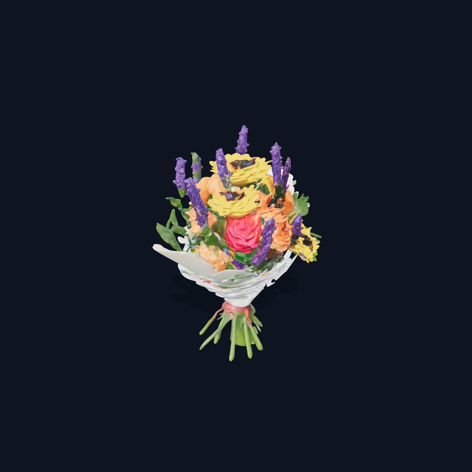 Vibrant Floral Bouquet model pack viewer poster