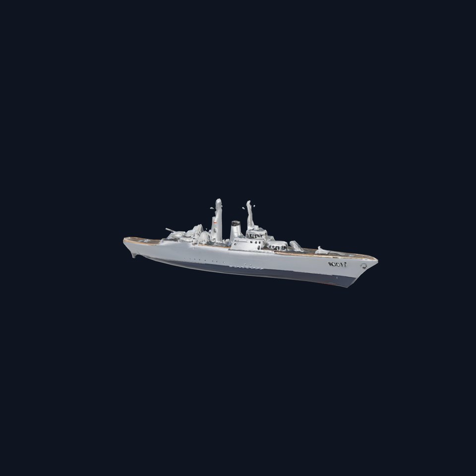 Modern Naval Cruiser model pack viewer poster
