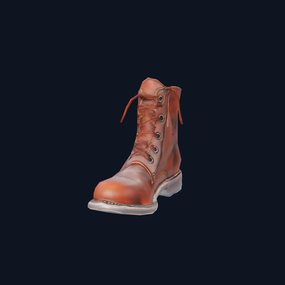 Classic Leather Boot model pack viewer poster
