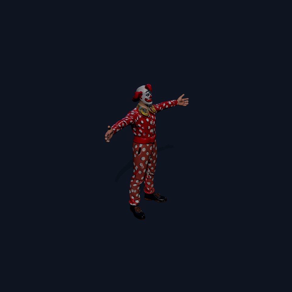 Polka Dot Clown model pack viewer poster