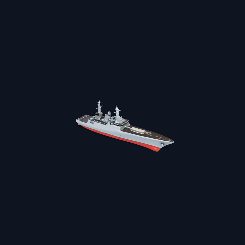 Modern Battleship Navy model pack