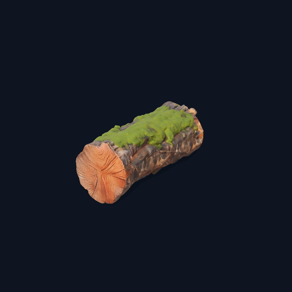 Mossy Log Detail model pack viewer poster