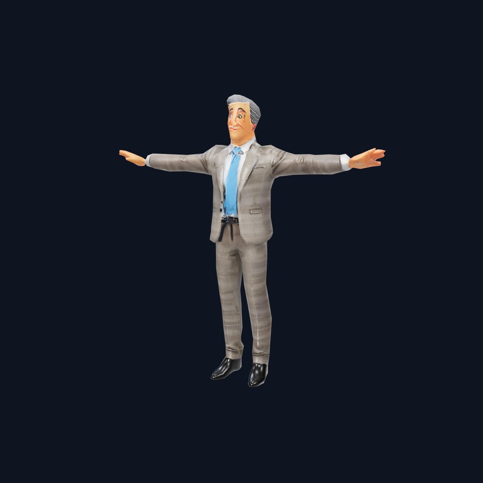 Stylish Businessman Suit model pack viewer poster