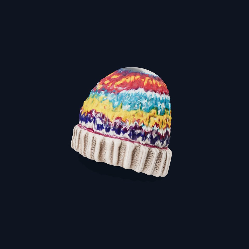 Colorful Knit Beanie model pack viewer poster