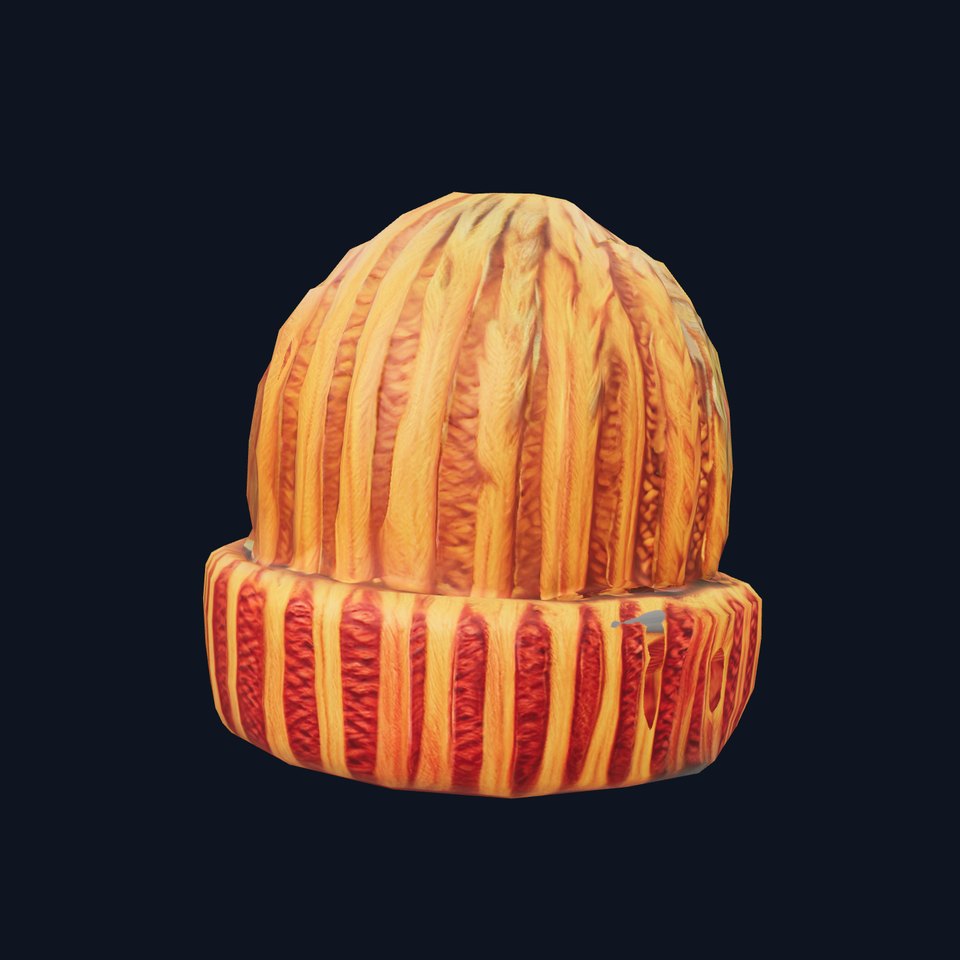 Cozy Knitted Beanie model pack viewer poster