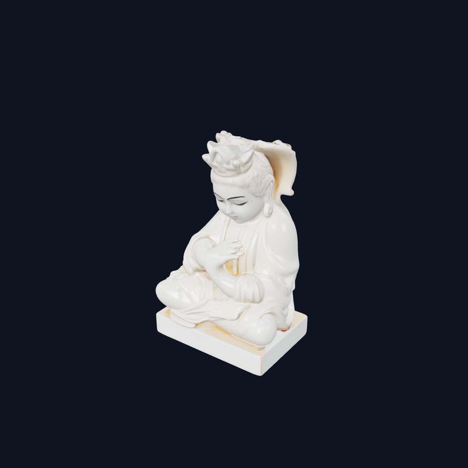 Serene Buddha Sculpture model pack viewer poster