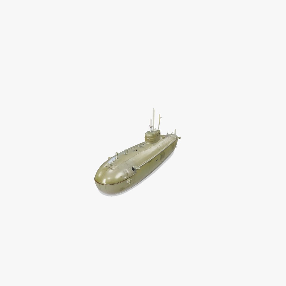 Orio Military Submarine model pack viewer poster