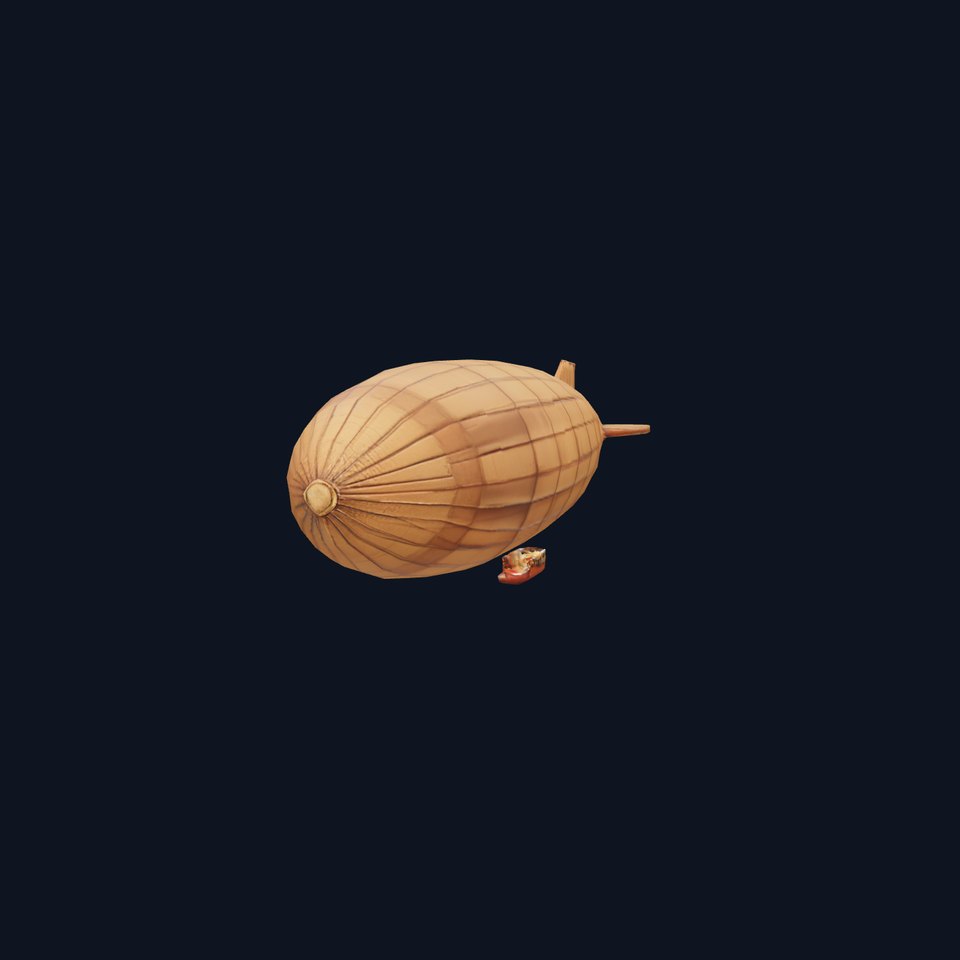 Vintage Zeppelin Copper model pack viewer poster