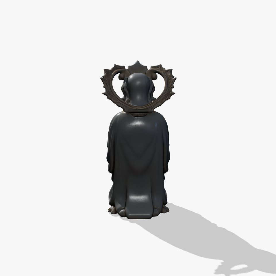 Majestic Ivory Statue model pack viewer poster