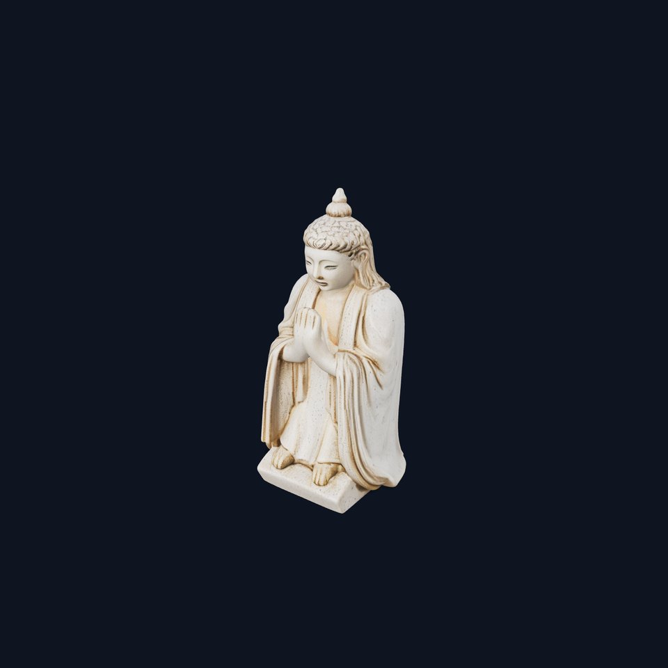Serene Buddha Statue model pack viewer poster