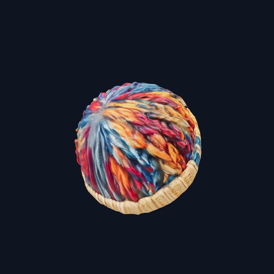 Multicolor Knit Beanie model pack viewer poster