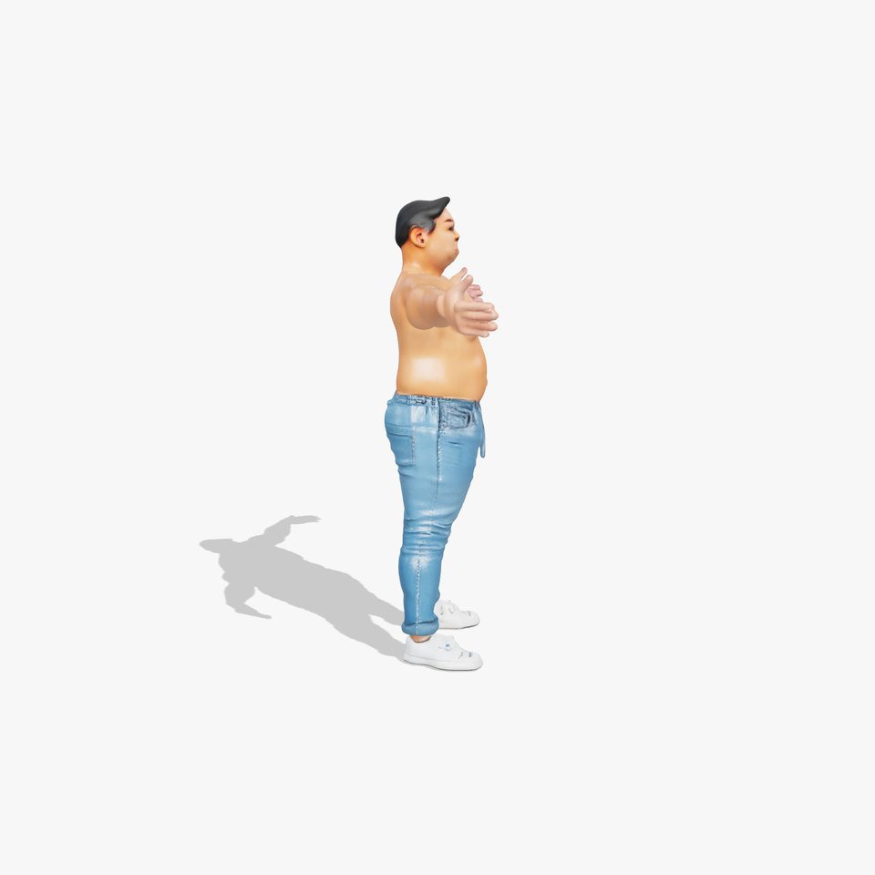 Casual Denim Character model pack viewer poster