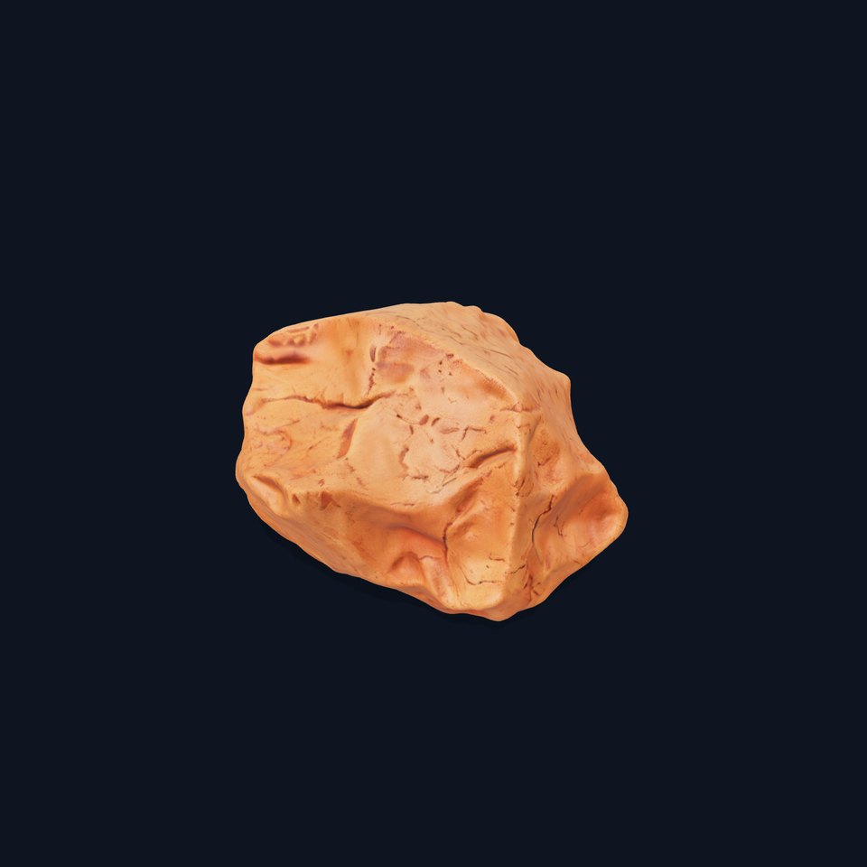 Textured Terracotta Rock model pack viewer poster