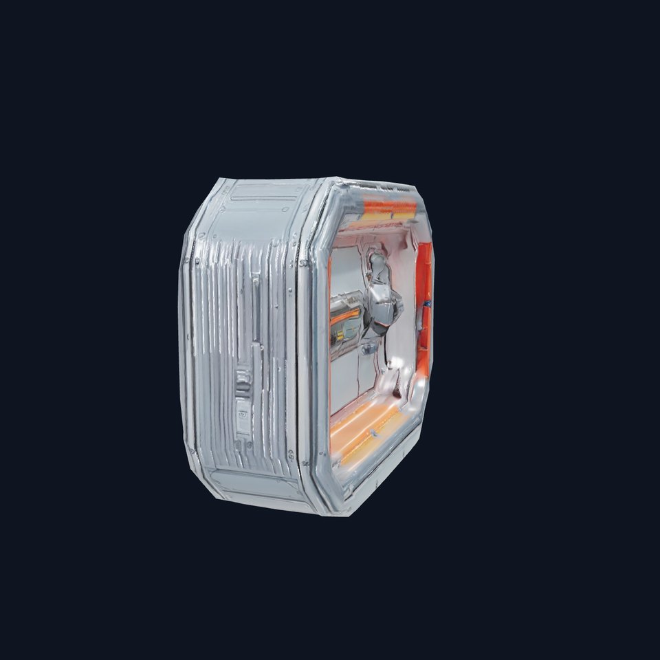 Futuristic Control Panel model pack viewer poster