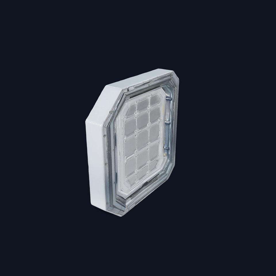 Futuristic Steel Door model pack viewer poster