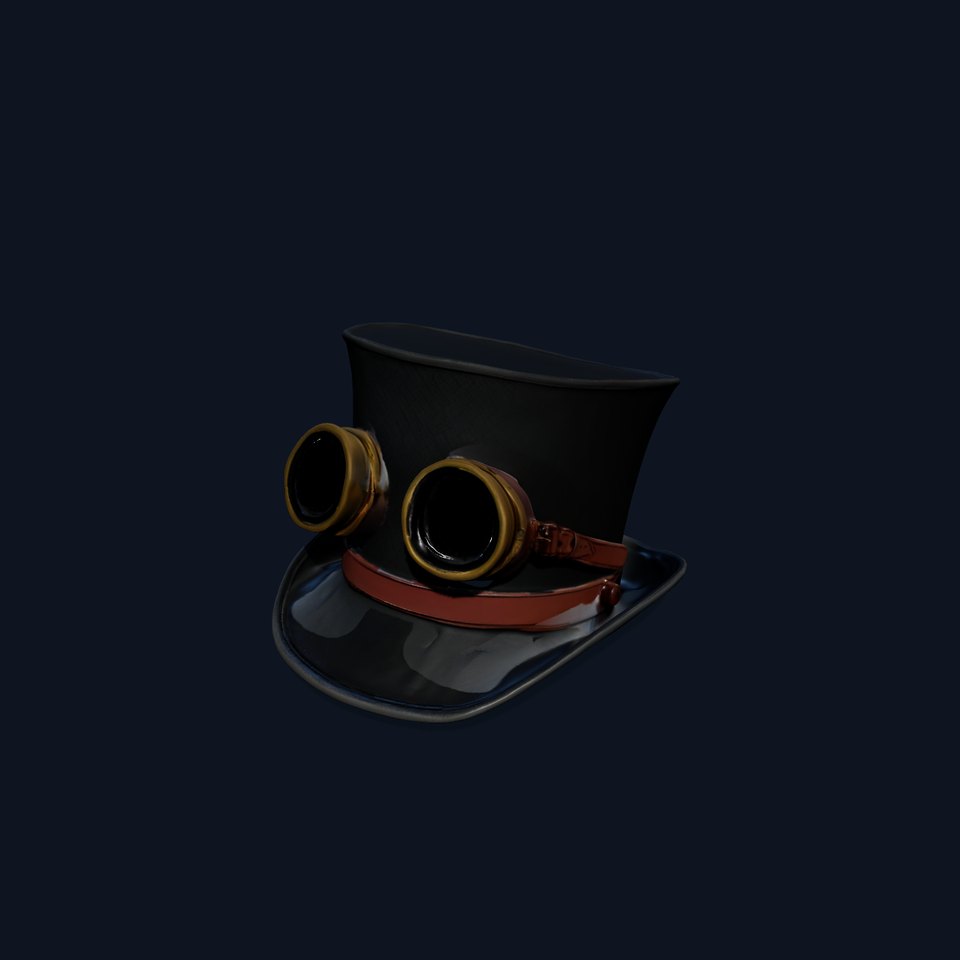 Elegant Steampunk Top Hat model pack viewer poster