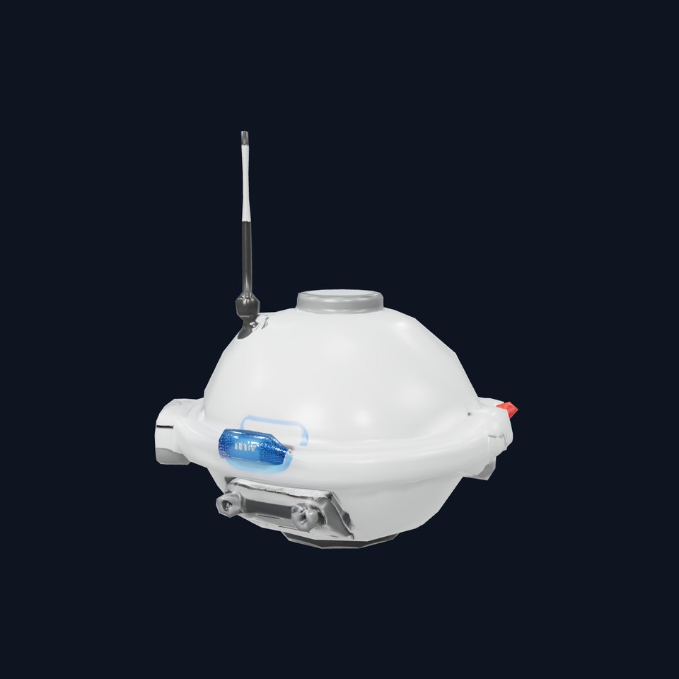 Futuristic Surveillance Drone model pack viewer poster