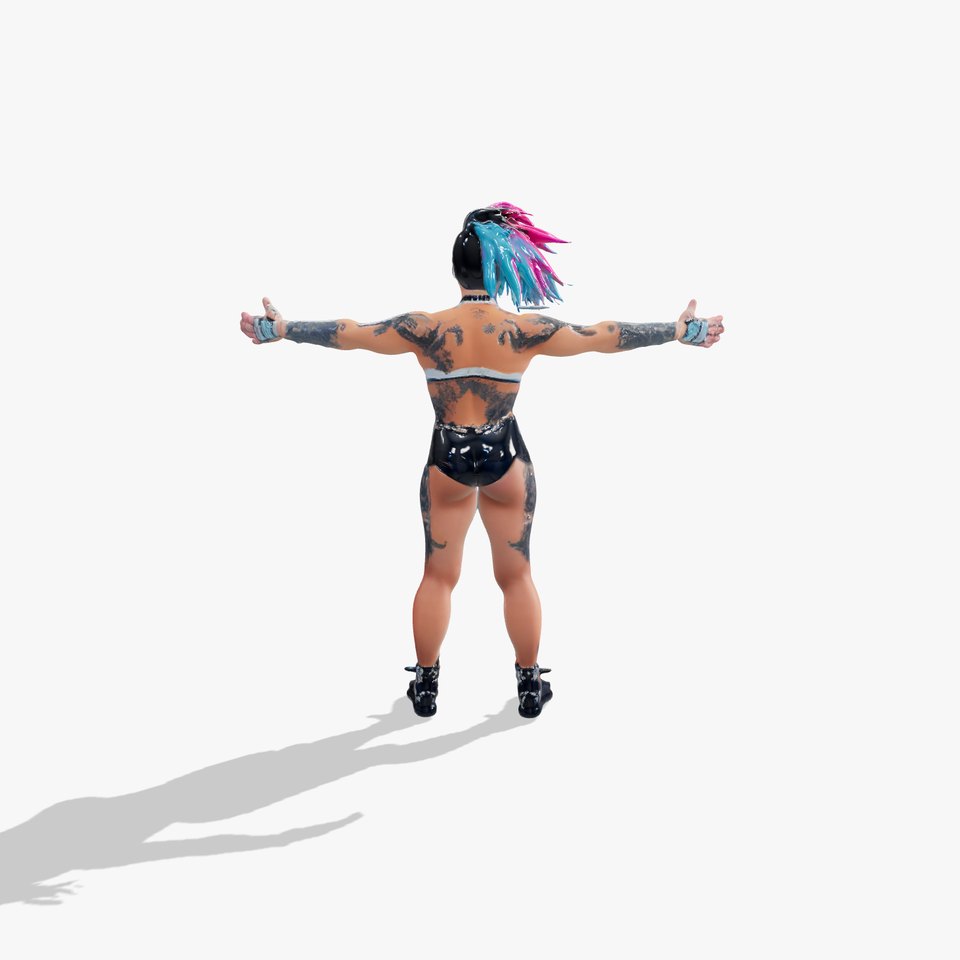 Cyberpunk Tattooed Model Pack viewer poster