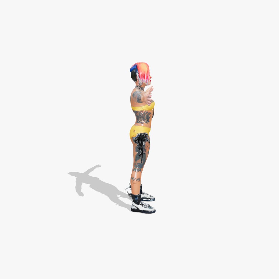 Vibrant Bikini Character model pack viewer poster