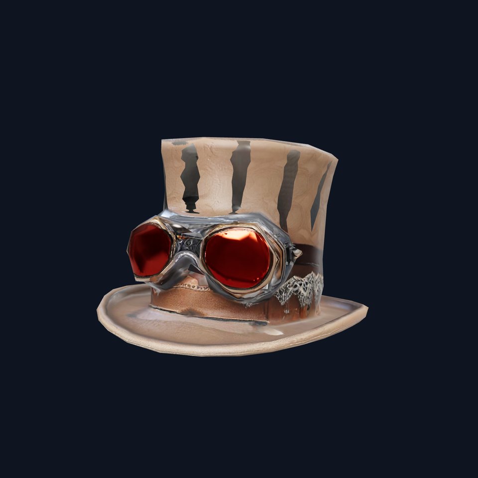 Vintage Steampunk Hat model pack viewer poster