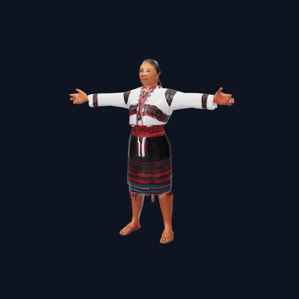 Traditional Outfit Model Pack viewer poster