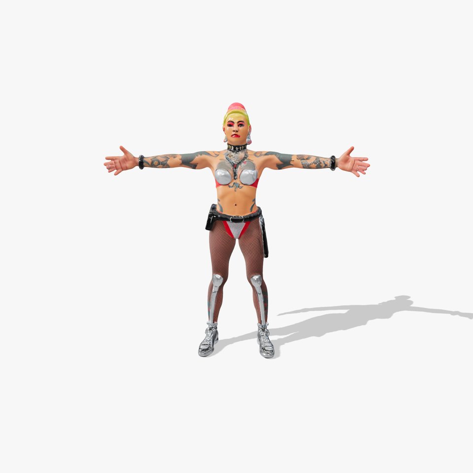 Cyberpunk Performer model pack viewer poster