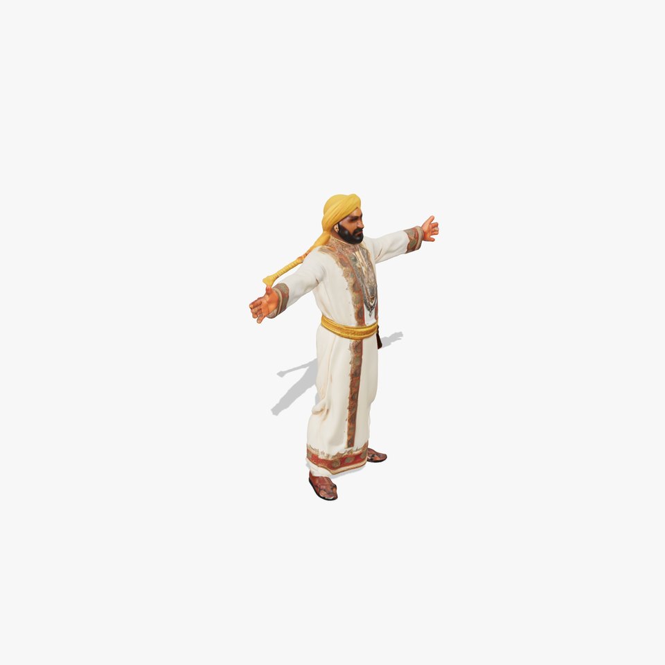 Traditional Turban Attire model pack viewer poster