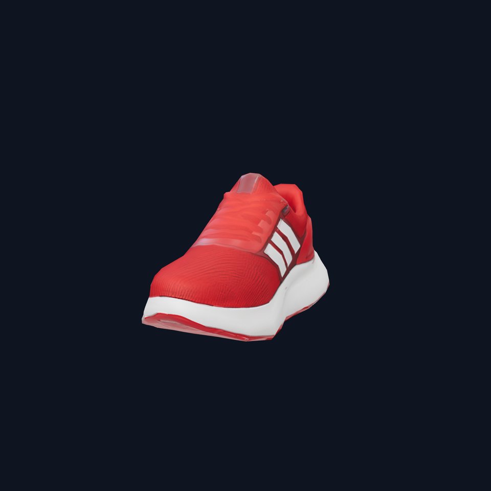 Vivid Crimson Sneaker model pack viewer poster