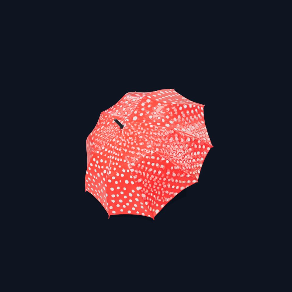 Red Polka Dot Umbrella model pack viewer poster