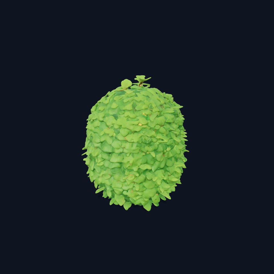 Leafy Bush Sphere model pack viewer poster