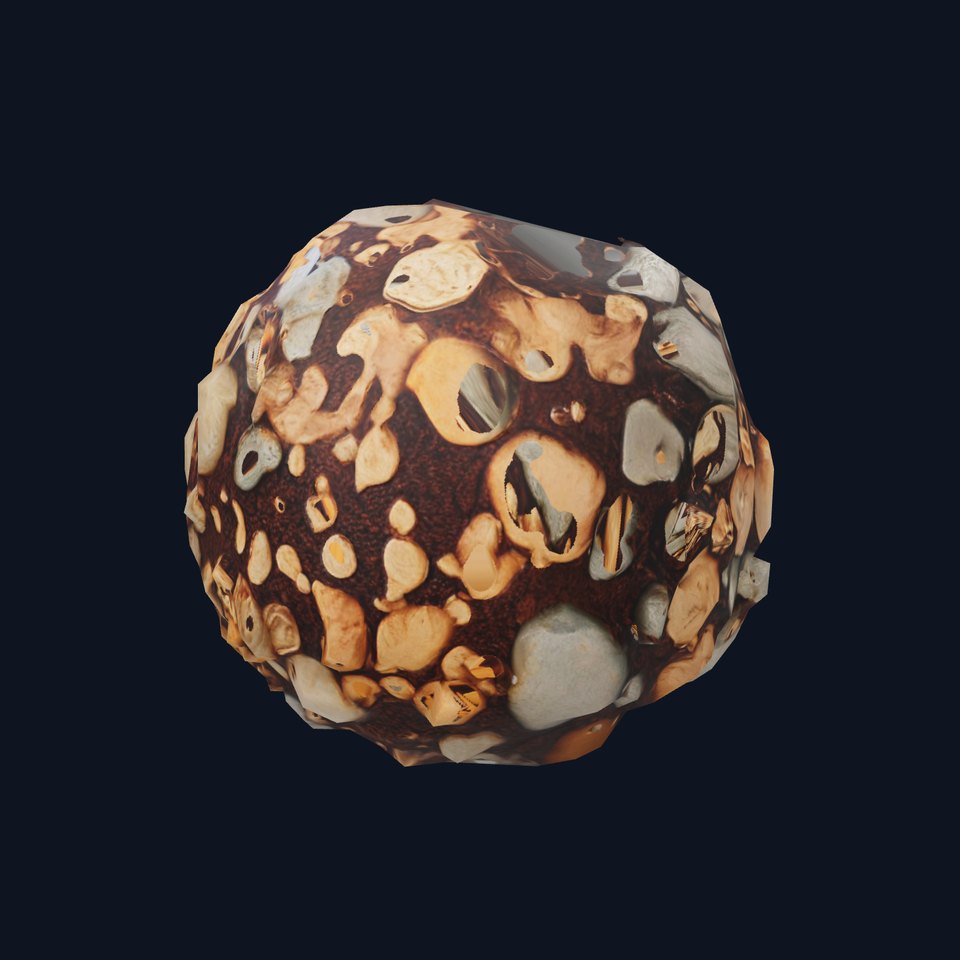 Natural Pebble Surface model pack viewer poster
