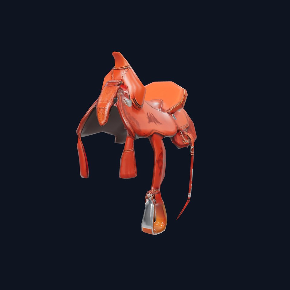 Classic Western Saddle model pack viewer poster