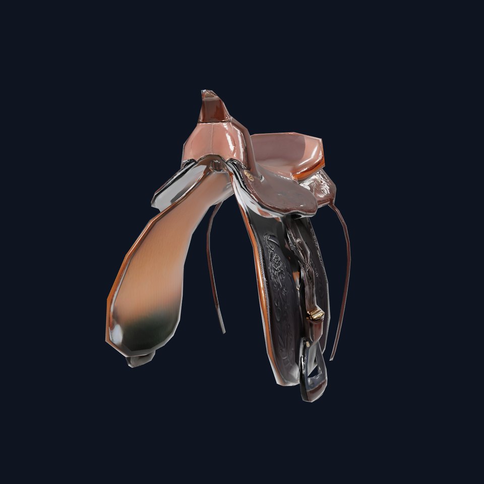 Classic Leather Saddle model pack viewer poster