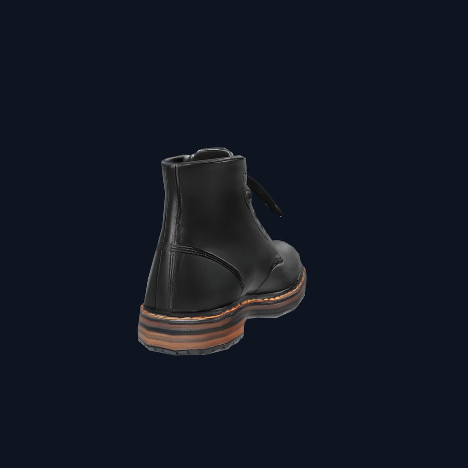 Classic Black Leather Boot model pack viewer poster