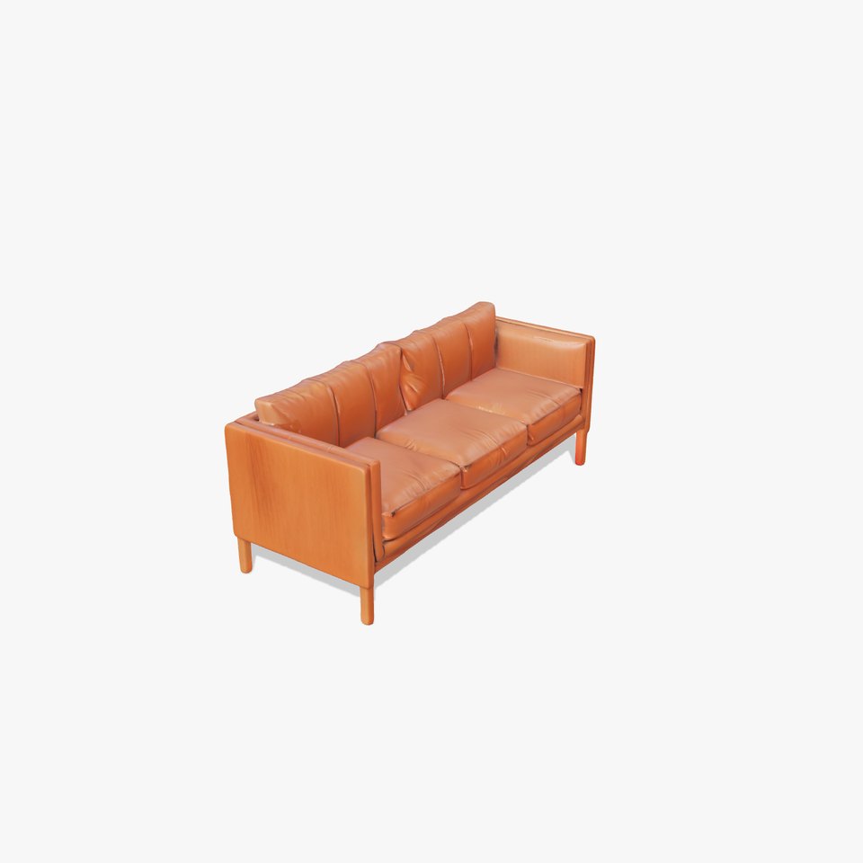Classic Leather Sofa model pack viewer poster