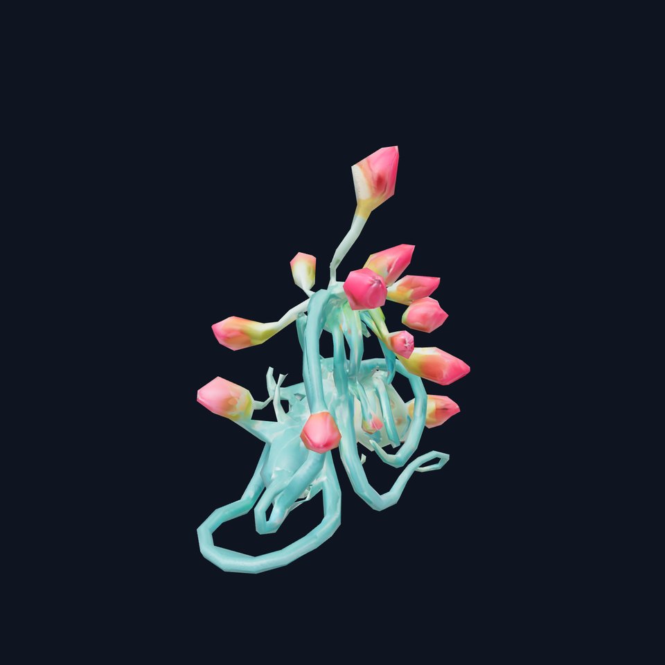 Vibrant Budded Vine model pack viewer poster