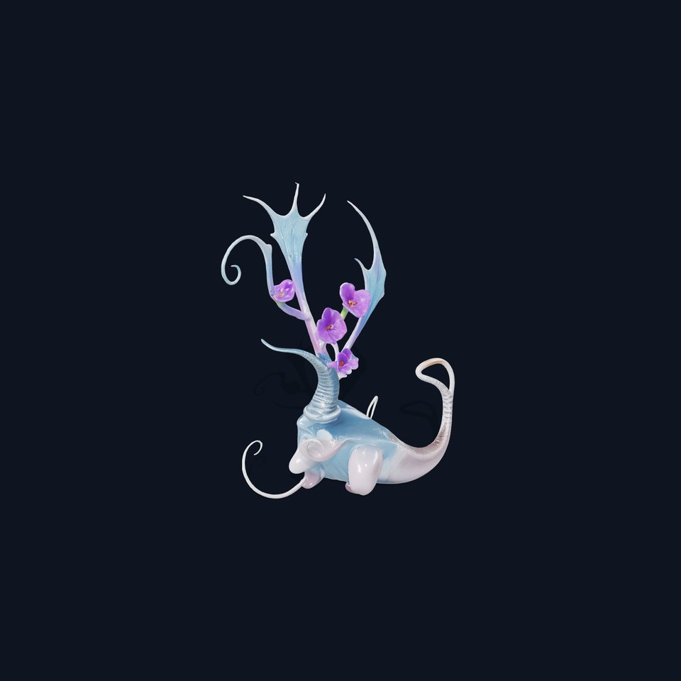 Mystical Alien Flora model pack viewer poster