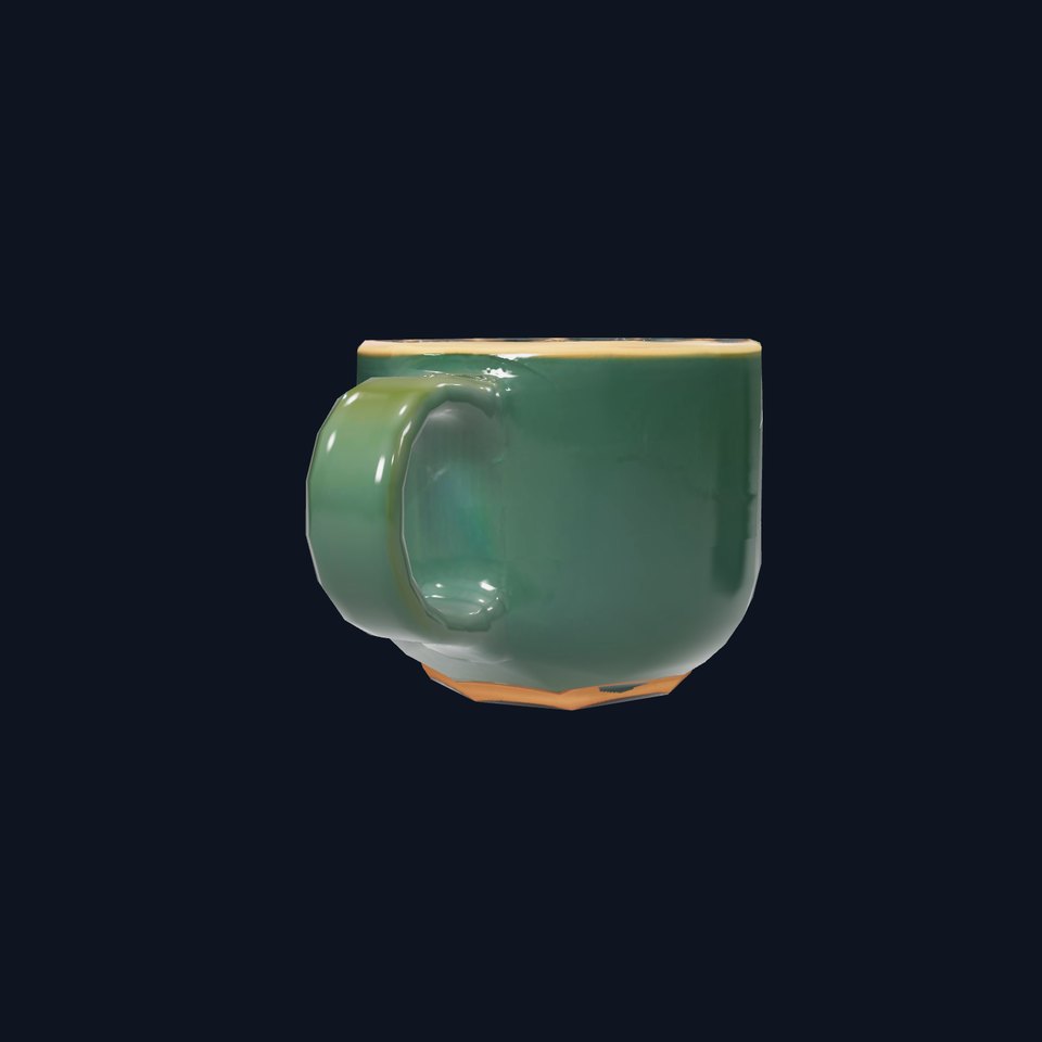 Emerald Ceramic Mug model pack viewer poster