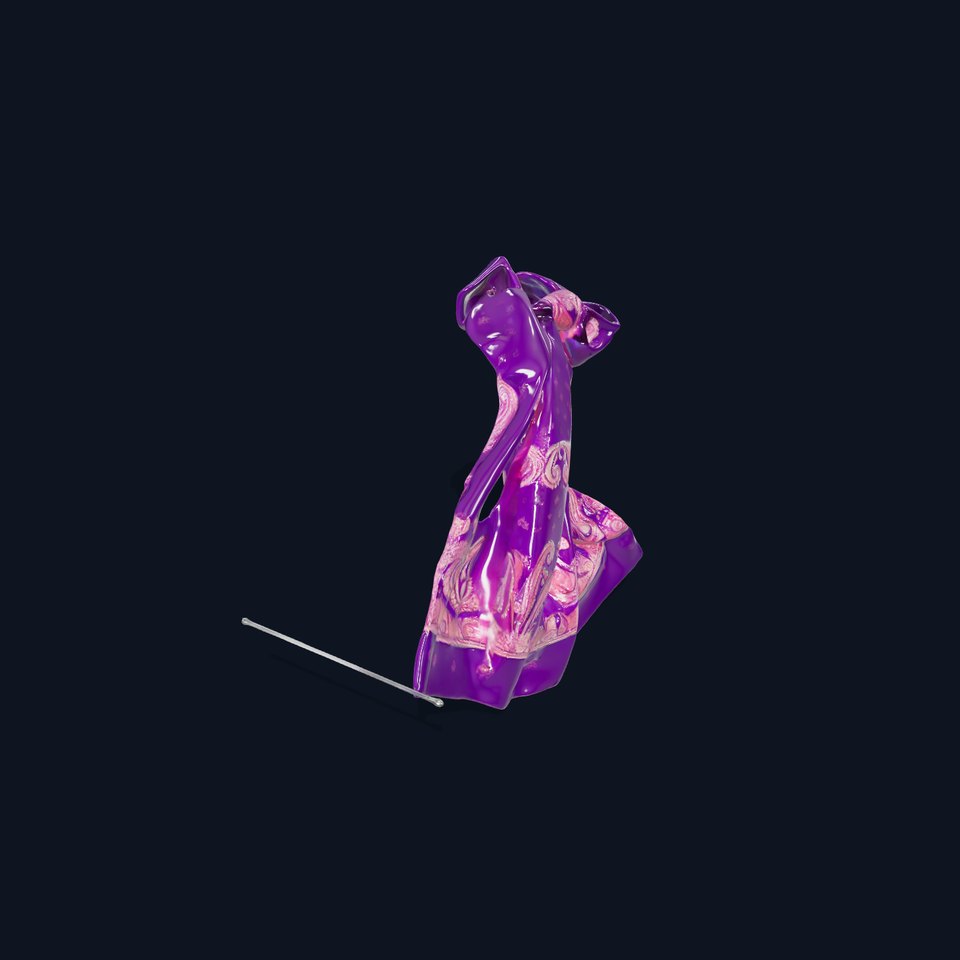 Elegant Paisley Scarf model pack viewer poster