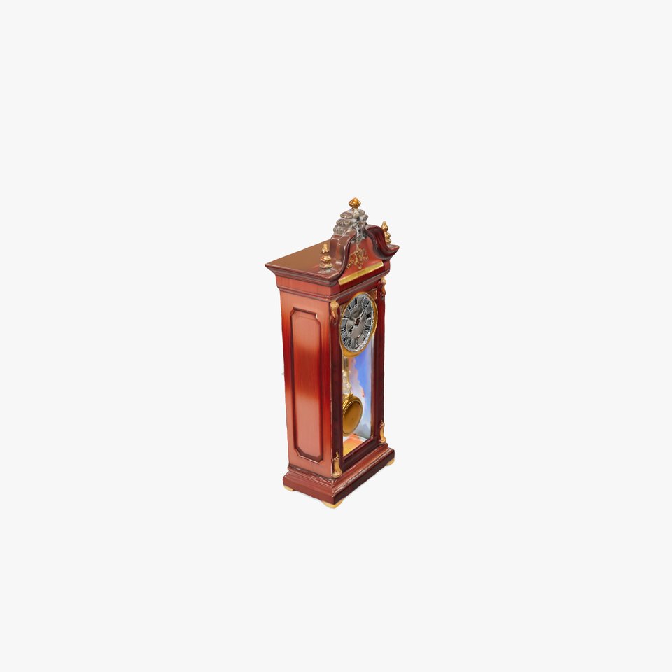 Antique Wood Clock model pack viewer poster