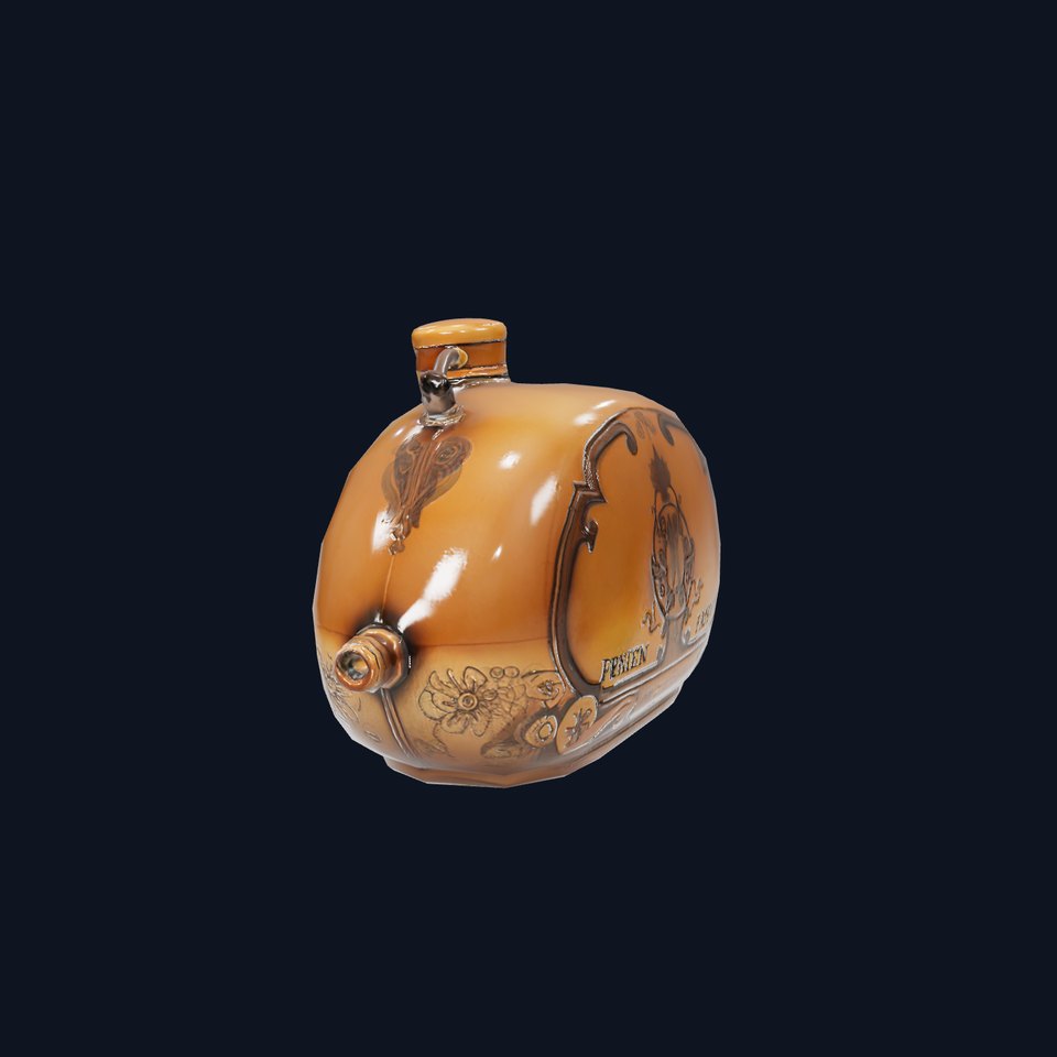 Antique Brass Canister model pack viewer poster