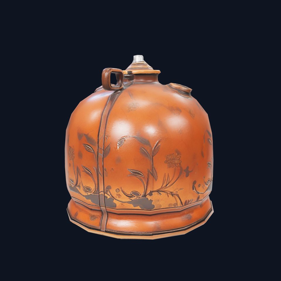 Antique Copper Jug model pack viewer poster